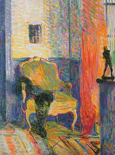Interior with Louis XV Chair by Curt Herrmann